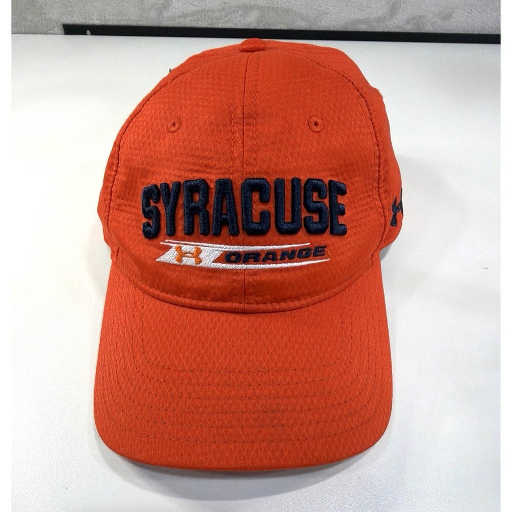 Under Armor Syracuse Orange Hat Cap OSFA Performance Mesh Adjustable Hook & Loop